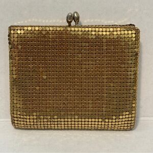 Whiting & Davis Gold Mesh Evening Clutch
